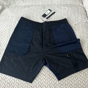 Diesel Black Gold Label Men’s XL Shorts in Black & Navy. VERY RARE w/ TAGS